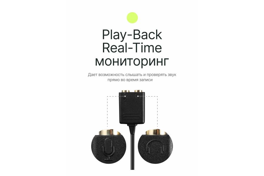 Петличный микрофон Raylab Rec. DH LavMic двойной 6м