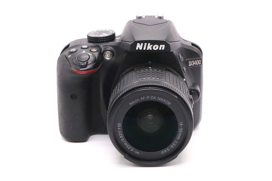 Nikon D3400 kit в упаковке (пробег 26445 кадров)