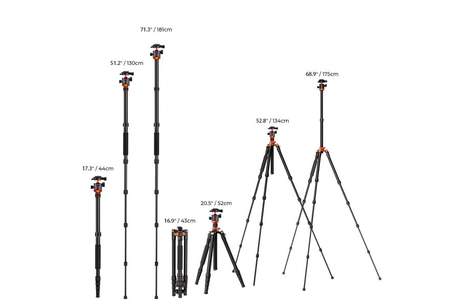 Штатив K&F Concept K255A4 + BH-28L