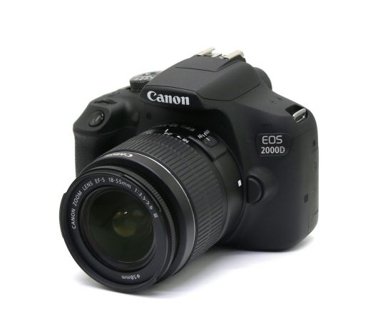 Canon EOS 2000D kit (пробег 740 кадров)