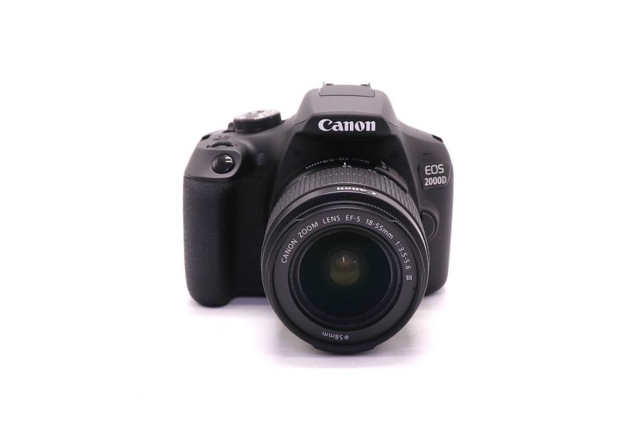 Фотоаппарат Canon EOS 2000D kit (пробег 8545 кадров)
