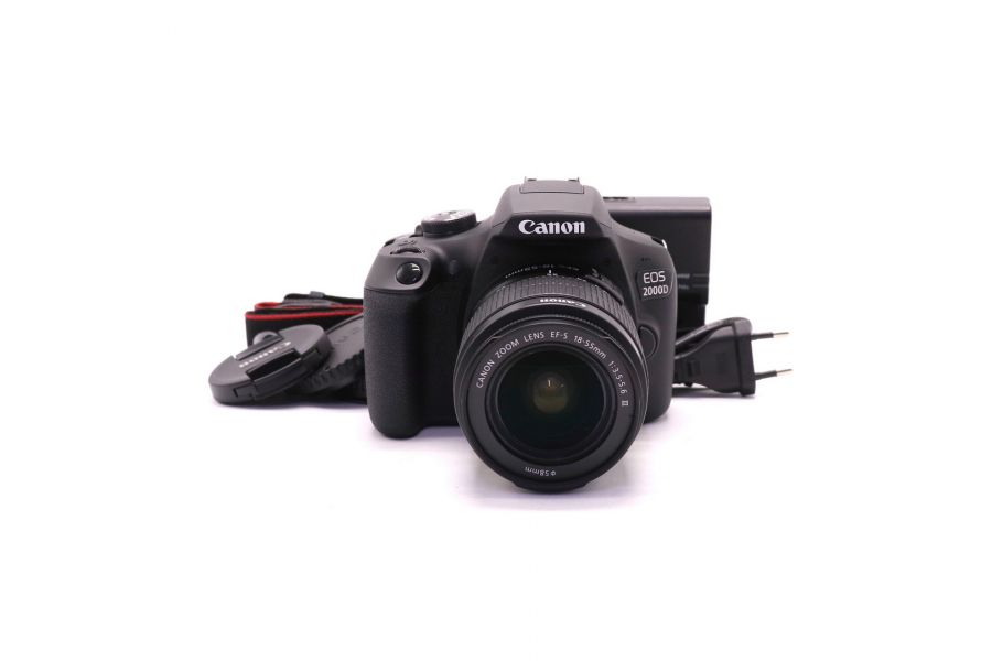 Фотоаппарат Canon EOS 2000D kit (пробег 8545 кадров)