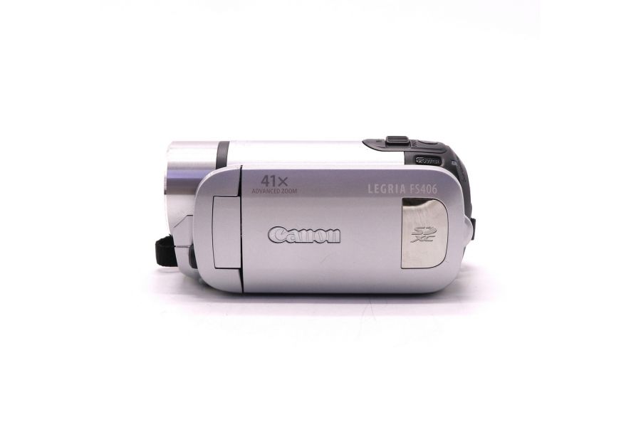 С 41-кратным зумом Видеокамера Canon Legria FS406 