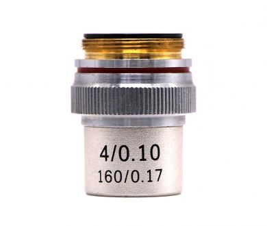 Объектив микроскопа 4/0.10