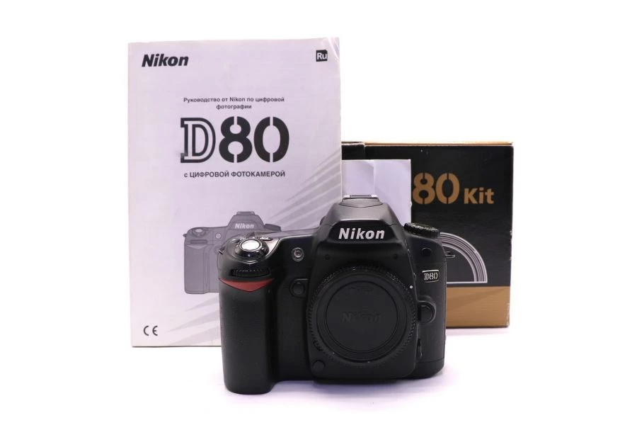 Купить Nikon D80 body в упаковке (пробег 9445 кадров) с доставкой по цене 7 990 Р – FOTOCCCP